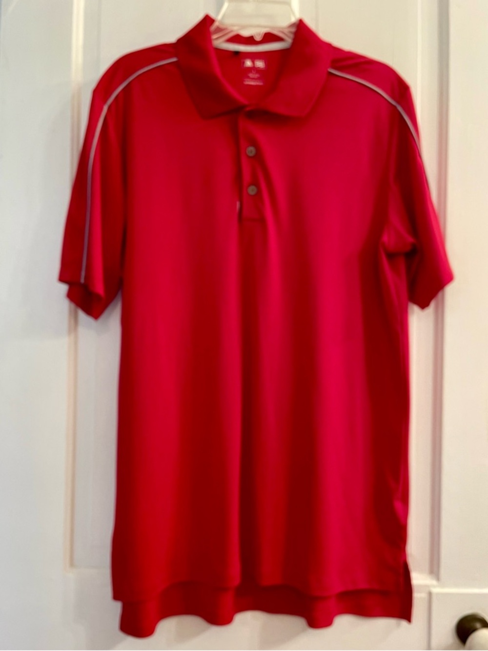 Adidas Adizero Polo Golf Shirt Red - Men’s Large